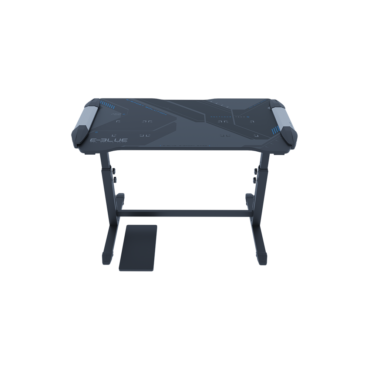 GAMING DESK (โต๊ะเกมมิ่ง) E-BLUE EGT576 HEIGHT-ADJUSTABE & GLOWING SIZE L (EGT576BKAA-IA)