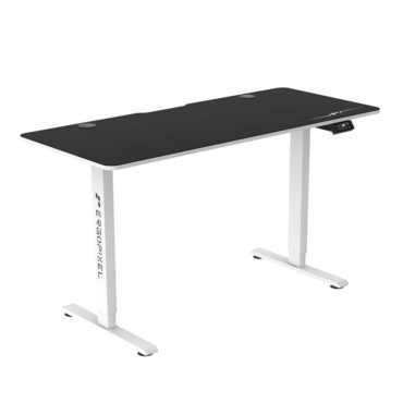 GAMING DESK (โต๊ะเกมมิ่ง) ERGOPIXEL ALTURA VALORE ADJUSTABLE 140x60 (GD0008) (WHITE) (ASSEMBLY REQUIRED)